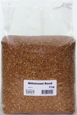 Milletzaad Rood 5 Kg -Exporteren AvoDierenRuiter winkel 8715207911159 1