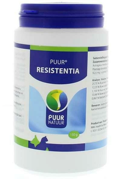 PUUR Weerstand/Resistentia Hond & Kat 150 Gr 1 PUUR Weerstand/Resistentia Hond & Kat 150 Gr