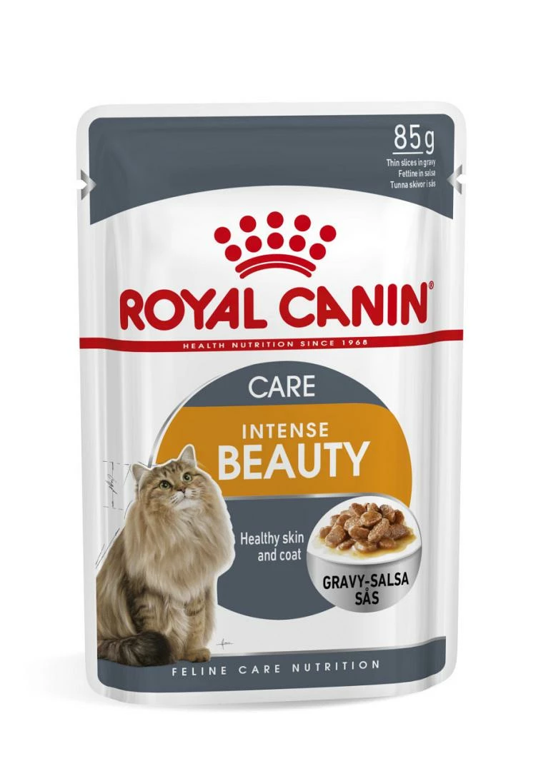 Royal Canin Kattenvoer Intense Beauty In Gravy 12 X 85 Gr 2 Royal Canin Kattenvoer Intense Beauty In Gravy 12 X 85 Gr - Afbeelding 2