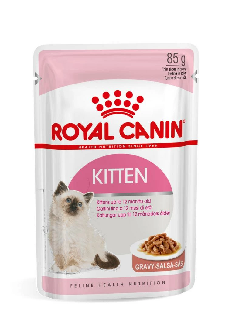 Royal Canin Kattenvoer Kitten In Gravy 12 X 85 Gr 2 Royal Canin Kattenvoer Kitten In Gravy 12 X 85 Gr - Afbeelding 2