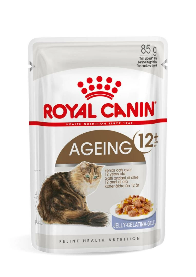Royal Canin Kattenvoer Ageing 12+ In Jelly 12 X 85 Gr 2 Royal Canin Kattenvoer Ageing 12+ In Jelly 12 X 85 Gr - Afbeelding 2