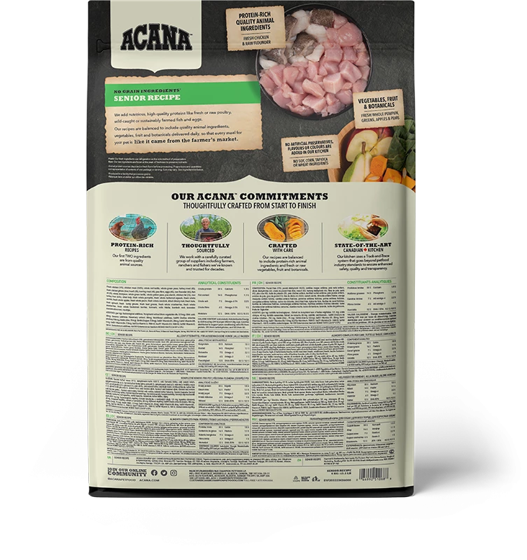 Acana Dog Hondenvoer Senior Recipe 6 Kg 3 Acana Dog Hondenvoer Senior Recipe 6 Kg - Afbeelding 3