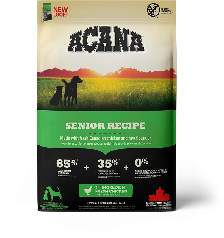 Acana Dog Hondenvoer Senior Recipe 6 Kg 2 Acana Dog Hondenvoer Senior Recipe 6 Kg - Afbeelding 2
