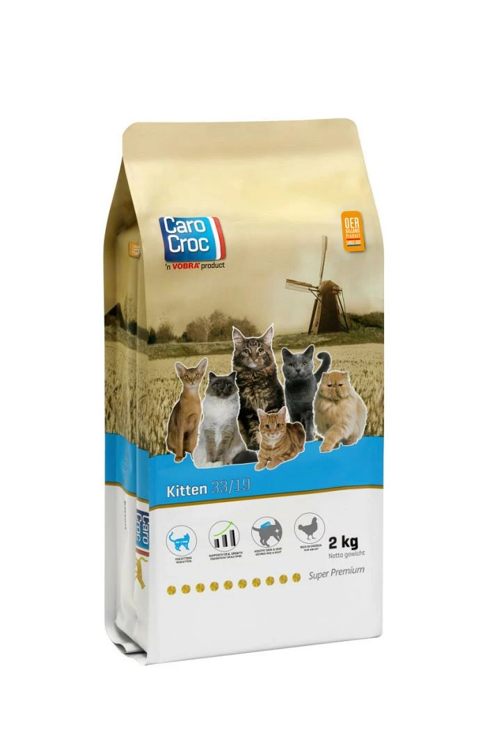 CaroCroc Kattenvoer Kitten 2 Kg 1 CaroCroc Kattenvoer Kitten 2 Kg