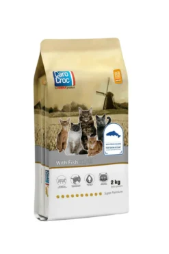 CaroCroc Kattenvoer With Fish 2 Kg