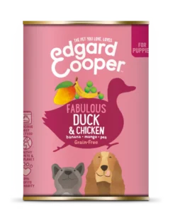 Edgard & Cooper Hondenvoer Puppy Eend En Kip 400 Gr