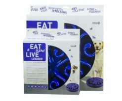 Eat Slow Live Longer Voerbak Original Blue 5 Eat Slow Live Longer Voerbak Original Blue -Exporteren AvoDierenRuiter winkel EATS002 003