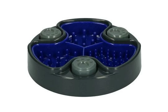 Eat Slow Live Longer Voerbak Puzzle And Feed Blue 3 Eat Slow Live Longer Voerbak Puzzle And Feed Blue - Afbeelding 3