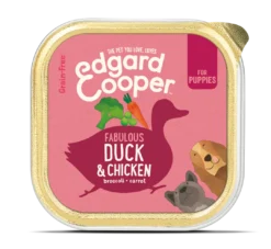 Edgard & Cooper Hondenvoer Puppy Eend En Kip 150 Gr