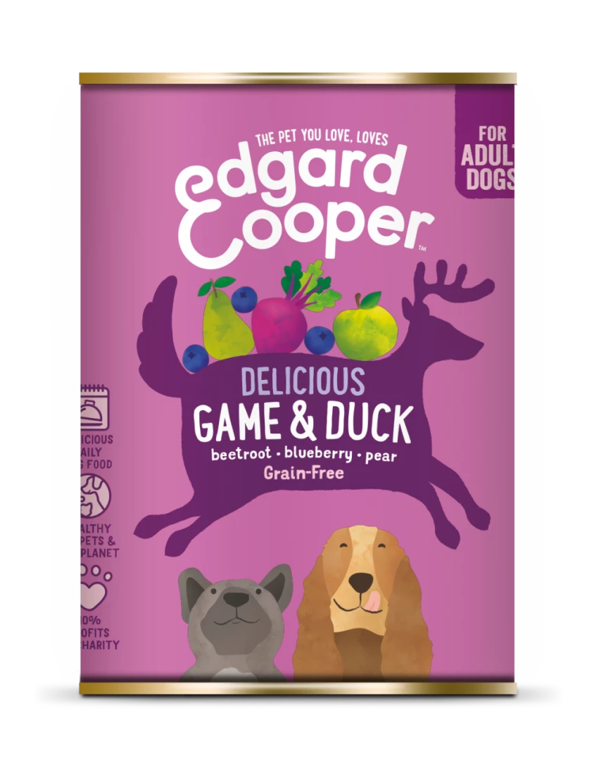 Edgard & Cooper Hondenvoer Adult Wild En Eend 400 Gr 1 Edgard & Cooper Hondenvoer Adult Wild En Eend 400 Gr