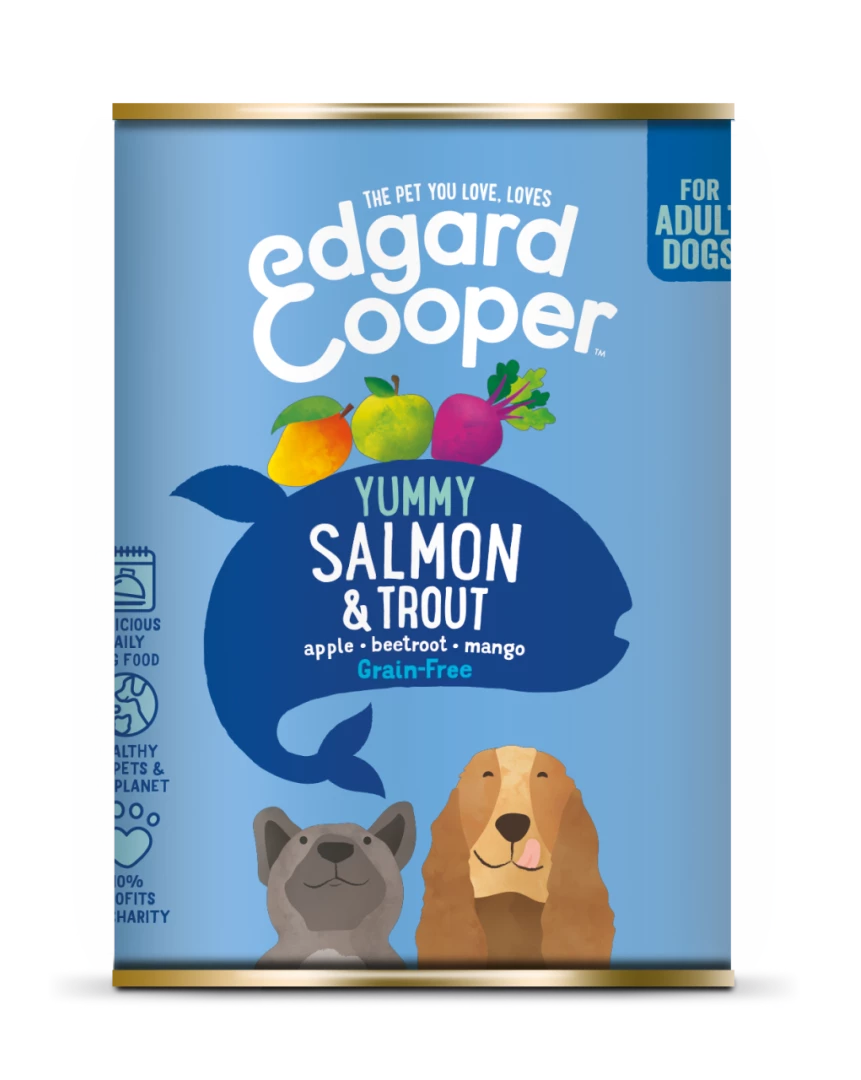 Edgard & Cooper Hondenvoer Adult Zalm En Forel 400 Gr 1 Edgard & Cooper Hondenvoer Adult Zalm En Forel 400 Gr