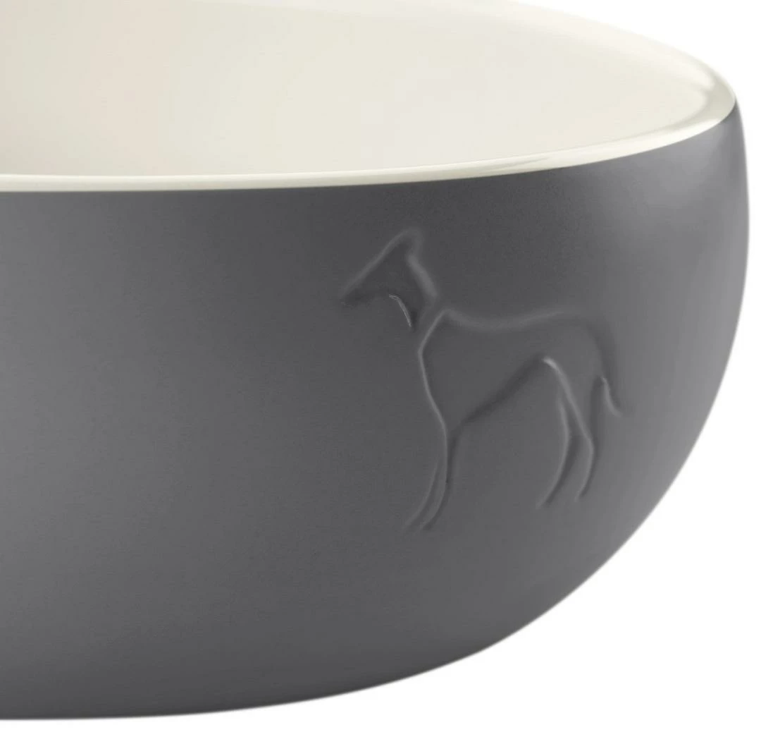 Hunter Voerbak Lund Grijs 2 Hunter Voerbak Lund Grijs - Afbeelding 2