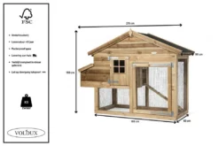Voldux Kippen- Of Konijnenhok Nova Links -Exporteren AvoDierenRuiter winkel Kippenhok Nova links 8720094050270 5