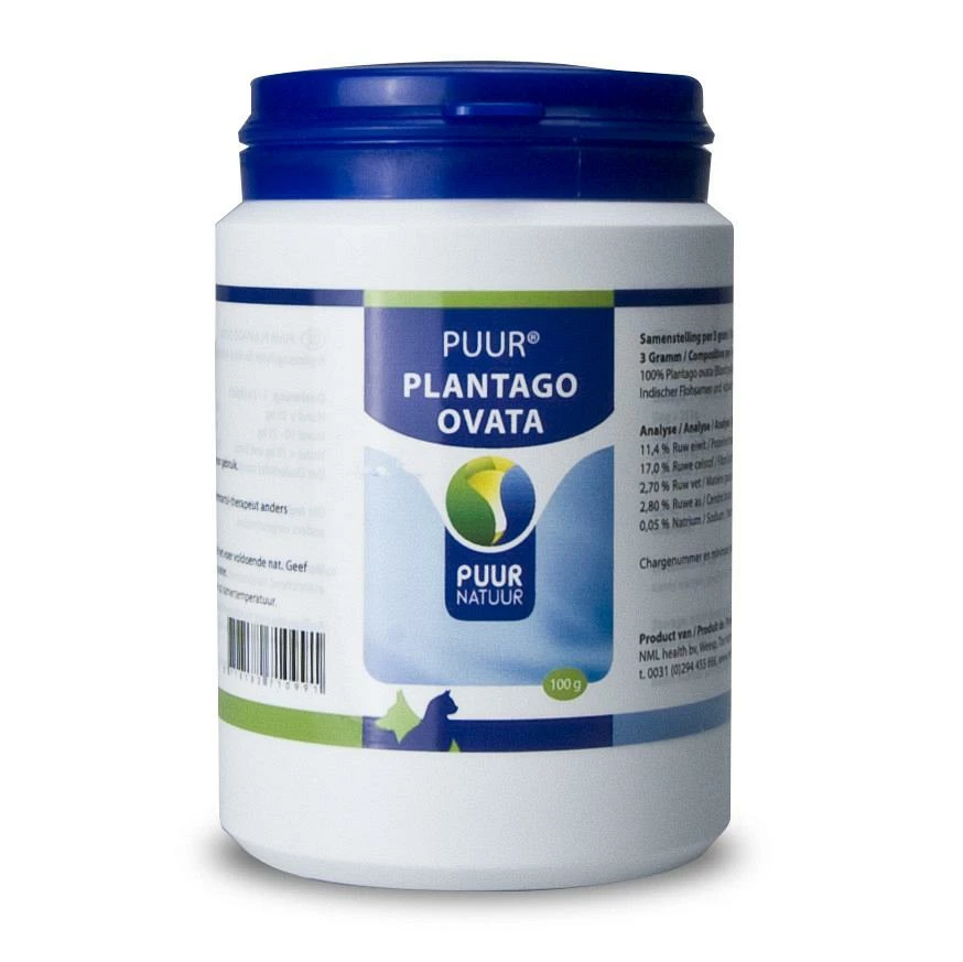 PUUR Plantago Ovata 100 Gr 1 PUUR Plantago Ovata 100 Gr