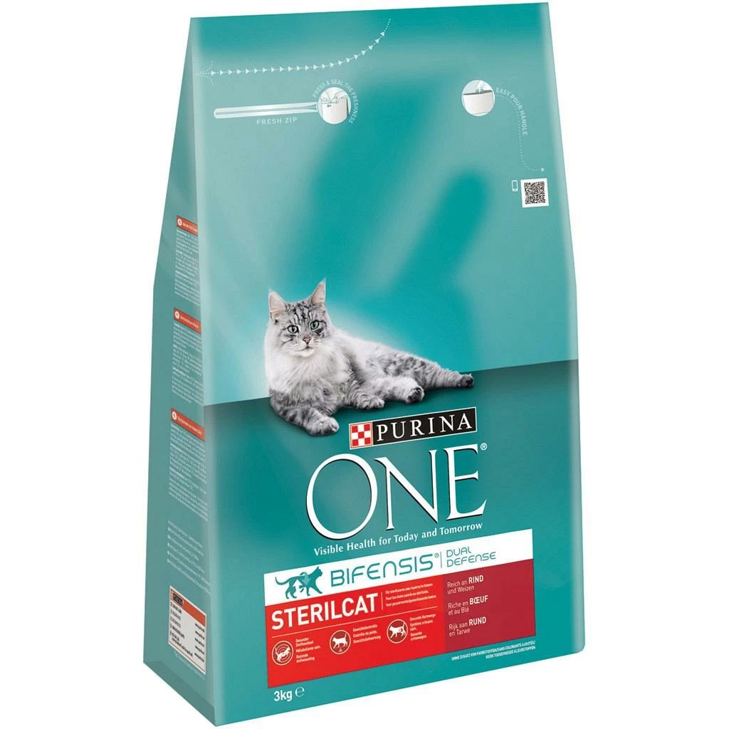 One Kattenvoer Sterilcat Rund En Tarwe 3 Kg