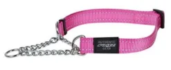 Rogz Beltz Utility Sliphalsband Pink -Exporteren AvoDierenRuiter winkel RHC06KDET0