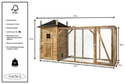 Voldux Kippen- Of Konijnenhok Hooiberg Eline XL 6 Voldux Kippen- Of Konijnenhok Hooiberg Eline XL -Exporteren AvoDierenRuiter winkel Voldux Kippenhok Hooiberg Eline XL 8720569162200 4