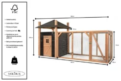 Voldux Kippen- Of Konijnenhok Hooiberg Niek XL -Exporteren AvoDierenRuiter winkel Voldux Kippenhok Hooiberg Niek XL 8720569162385 8