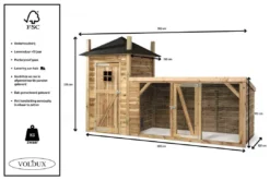 Voldux Kippen- Of Konijnenhok Lotte -Exporteren AvoDierenRuiter winkel Voldux Kippenhok Lotte 8720569162224 5