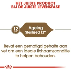 Royal Canin Kattenvoer Ageing Sterilised 12+4 Kg 7 Royal Canin Kattenvoer Ageing Sterilised 12+4 Kg -Exporteren AvoDierenRuiter winkel royal canin ageing sterilised 12plus senior kat oudere kat vanaf 12 jaar hero image 9