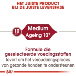 Royal Canin Hondenvoer Medium Ageing 10+ 15 Kg 7 Royal Canin Hondenvoer Medium Ageing 10+ 15 Kg -Exporteren AvoDierenRuiter winkel royal canin medium ageing 10plus senior hond oudere hond vanaf 10 jaar hero image 9