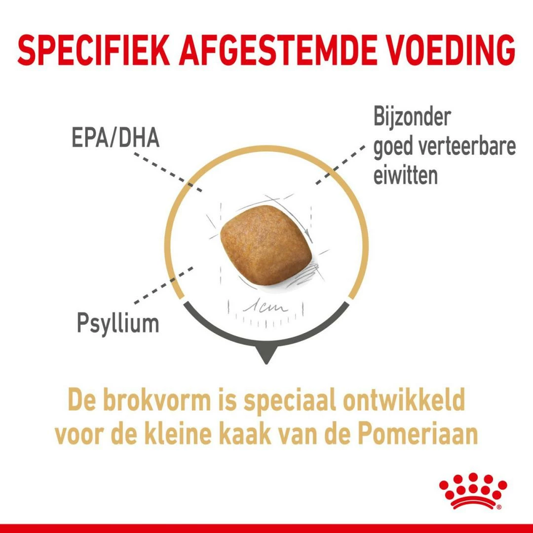 Royal Canin Hondenvoer Pomeranian Adult 3 Kg 2 Royal Canin Hondenvoer Pomeranian Adult 3 Kg - Afbeelding 2