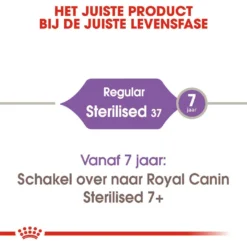 Royal Canin Kattenvoer Sterilised 37 4 Kg -Exporteren AvoDierenRuiter winkel royal canin sterilised 37 volwassen kat castratie sterilisatie hero image 9